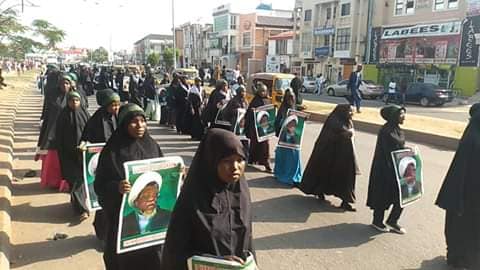  free zakzaky protest in Abuja on mon 15th april 2019 
